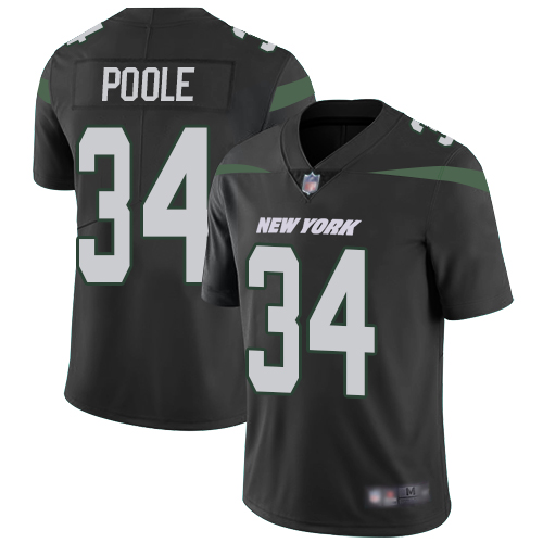 New York Jets Limited Black Youth Brian Poole Alternate Jersey NFL Football #34 Vapor Untouchable